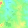 Mapa topográfico Bashettihalli, altitud, relieve