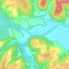 Mapa topográfico Zuck, altitud, relieve
