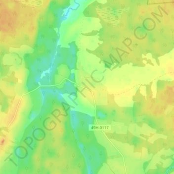 Mapa topográfico Большие Ясковицы, altitud, relieve