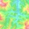 Mapa topográfico Tapada, altitud, relieve