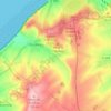 Mapa topográfico La Haute Escalles, altitud, relieve