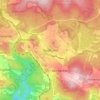 Mapa topográfico Riedlhütte, altitud, relieve