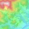 Mapa topográfico Hameau de Romanieux, altitud, relieve
