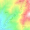 Mapa topográfico Bolivar, altitud, relieve