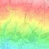 Mapa topográfico Mataas na Lupa, altitud, relieve