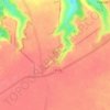 Mapa topográfico Шевченково, altitud, relieve