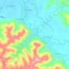 Mapa topográfico Ríochico, altitud, relieve