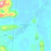 Mapa topográfico Kampung Plaman Nyabet, altitud, relieve