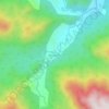 Mapa topográfico Pos Lejang, altitud, relieve