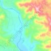 Mapa topográfico Tupaya, altitud, relieve