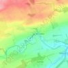 Mapa topográfico Millhouse Cottages, altitud, relieve