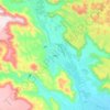 Mapa topográfico العلا, altitud, relieve
