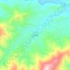 Mapa topográfico Enxabarda, altitud, relieve