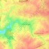 Mapa topográfico Hon, altitud, relieve
