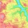 Mapa topográfico Thuisbrunn, altitud, relieve