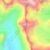 Mapa topográfico Mount Helen, altitud, relieve