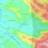 Mapa topográfico Valiyathovala, altitud, relieve