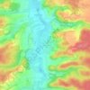 Mapa topográfico Wörleschwang, altitud, relieve
