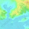 Mapa topográfico L'Île d'Étaules, altitud, relieve