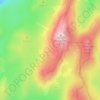 Mapa topográfico Australian Alps, altitud, relieve