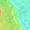 Mapa topográfico Козин, altitud, relieve