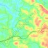 Mapa topográfico Irumpanangadu, altitud, relieve
