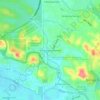 Mapa topográfico Kampung Cempedak, altitud, relieve