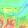 Mapa topográfico Somaén, altitud, relieve