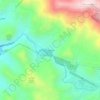 Mapa topográfico Elk Valley, altitud, relieve