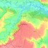 Mapa topográfico Лубянка, altitud, relieve