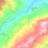 Mapa topográfico Vecciatica, altitud, relieve