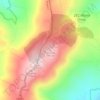 Mapa topográfico A Ermida, altitud, relieve