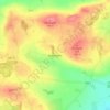 Mapa topográfico Greystone, altitud, relieve