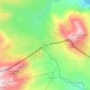 Mapa topográfico Col du Pourtalet, altitud, relieve