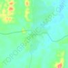 Mapa topográfico Sungai Koyan, altitud, relieve