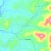 Mapa topográfico Angadikadavu, altitud, relieve