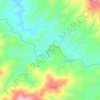 Mapa topográfico Lavacolhos, altitud, relieve