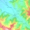 Mapa topográfico Verinag, altitud, relieve