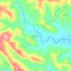 Mapa topográfico Punong, altitud, relieve