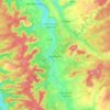 Mapa topográfico Boureuilles, altitud, relieve