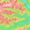 Mapa topográfico Isorno, altitud, relieve