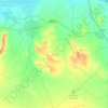 Mapa topográfico Chanchou, altitud, relieve