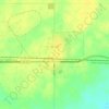 Mapa topográfico Roscoe, altitud, relieve