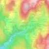 Mapa topográfico Le Petit Barot, altitud, relieve