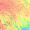 Mapa topográfico Южный Буг, altitud, relieve