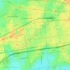 Mapa topográfico Comuna 5, altitud, relieve