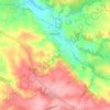 Mapa topográfico Le Juch, altitud, relieve