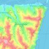 Mapa topográfico Stokeinteignhead, altitud, relieve