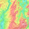 Mapa topográfico 54439, altitud, relieve