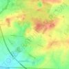 Mapa topográfico Vezon, altitud, relieve